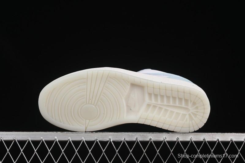 Nike Air Jordan 1 Low AJ1 Mint Blue Casual Lifestyle Sneakers - HJ5999-400