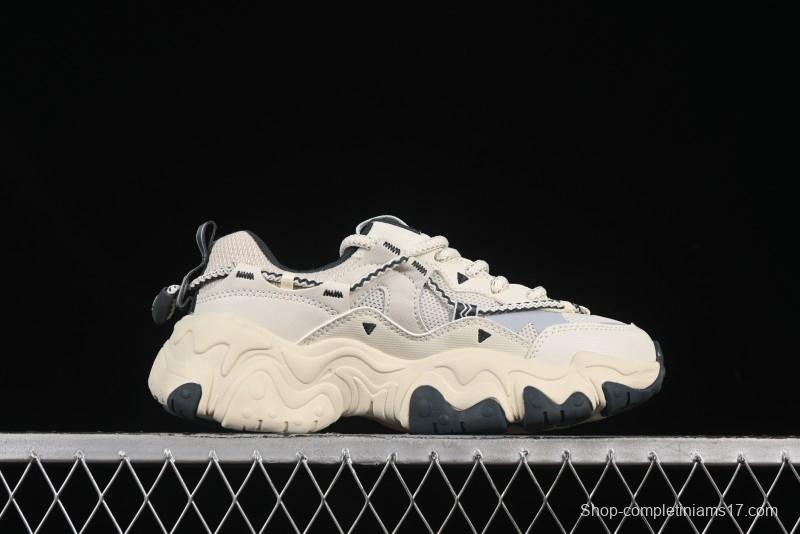 Fila Heritage Fluid Cat Paw 5.0 Retro Dad Shoes with Lace-Up Design - F12W432101FSH