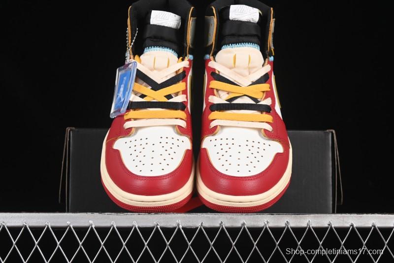 Nike Union x Air Jordan 1 Retro High Basketball Shoes Shadow Chicago - HV8563-600