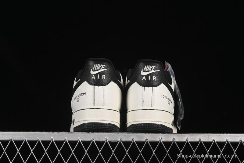 Nike Air Force 1 '07 Low LV Collaboration Cream Black Casual Sneakers - BZ6808-103