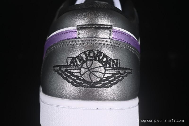 Nike Air Jordan 1 Low AJ1 Dark Purple Low-Top Casual Lifestyle Sneakers - HJ5910-105