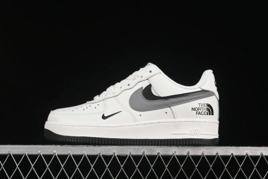 Nike Air Force 1 '07 Low The North Face Collaboration Beige Double Swoosh Casual Sneakers - AM1588-006