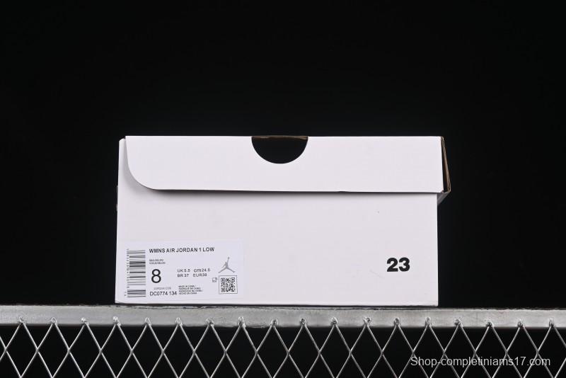 Nike Air Jordan 1 Low AJ1 White Mint Green Low-Top Casual Lifestyle Sneakers - DC0774-134