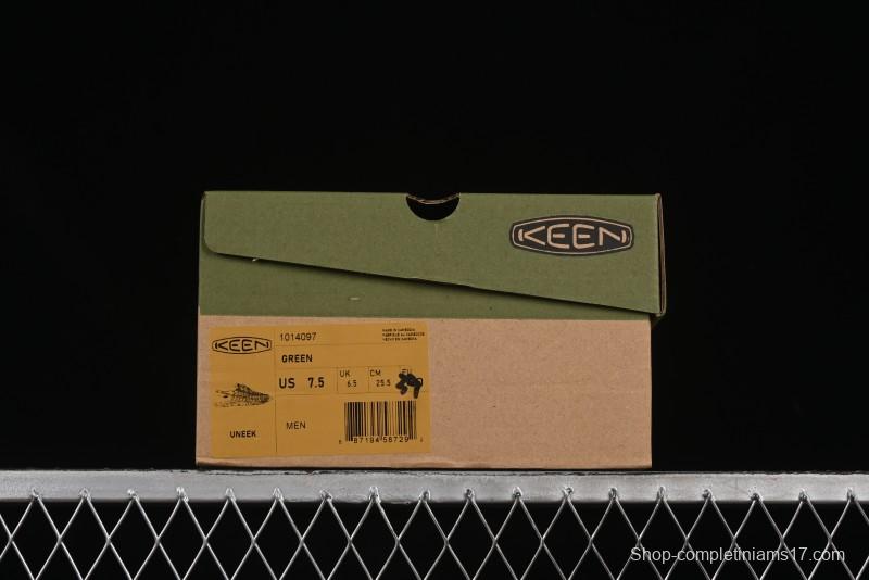 Keen Uneek Flat-M Woven Elastic Strap Outdoor Water Sports Sandals - 1014097