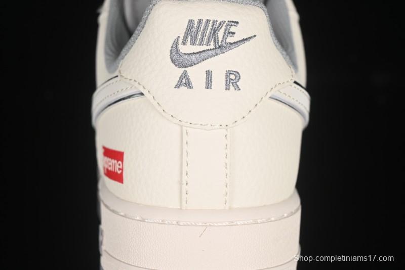 Nike Air Force 1 '07 Low Supreme Casual Sneakers with Full-Length Air Cushion - HH7518-058