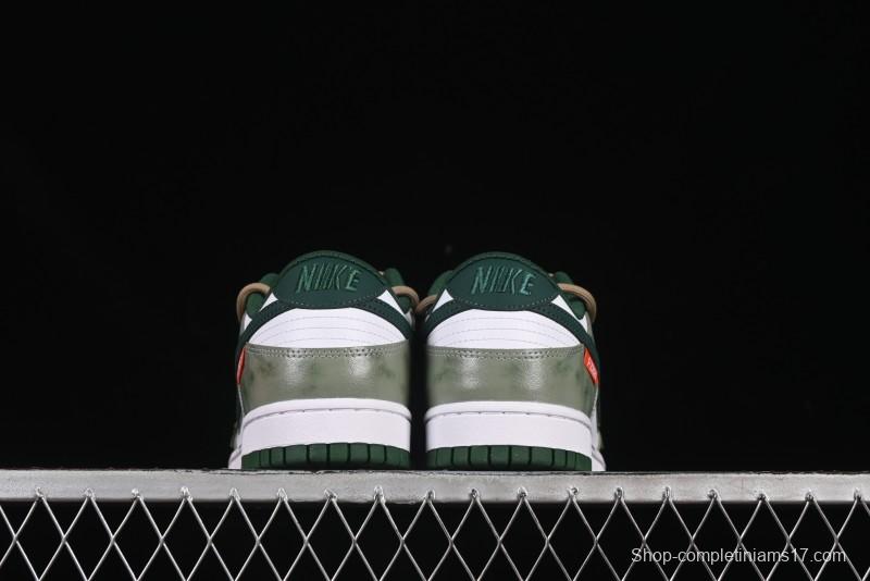 Nike Dunk Low Butterfly Bamboo Forest Green Low-Top Casual Sneakers - DD1391-101