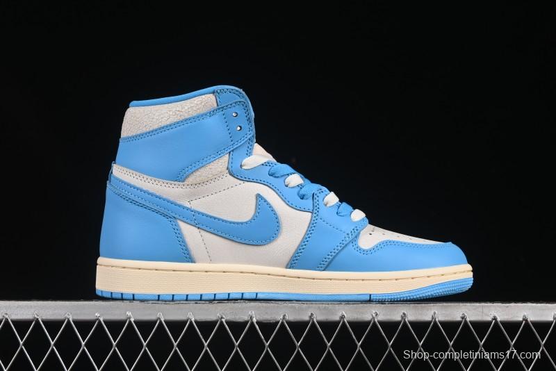 Nike Air Jordan 1 High OG "UNC Reimagined" Retro Basketball Shoes - DZ5485-402
