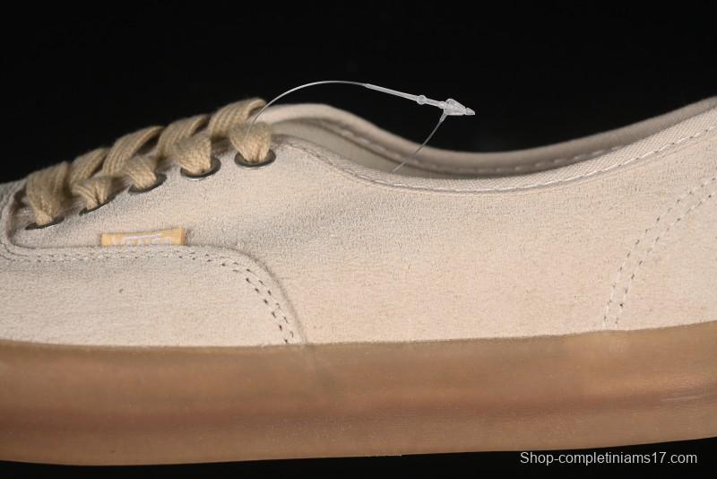 Vans Premium Authentic Suede Retro Sneakers with Translucent Rubber Sole - VN000CRQBYS