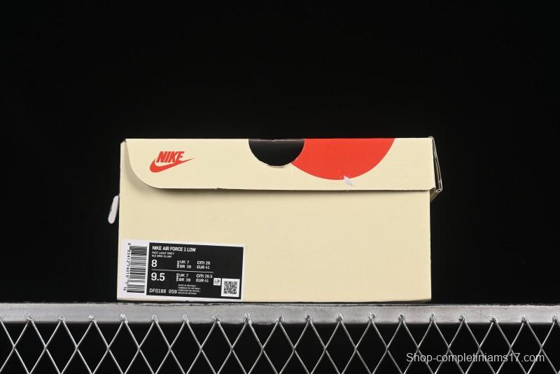 Nike Air Force 1'07 Low Doraemon Casual Sneakers with Full-Length Air Cushion - DF0188-059