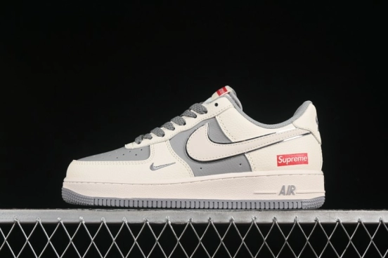 Nike Air Force 1 '07 Low Supreme Casual Sneakers with Full-Length Air Cushion - HH7518-058