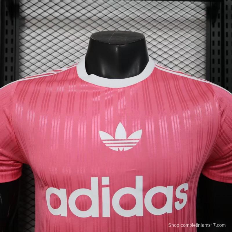 Player Version 2025 Adidas Original Pink T-Shirt