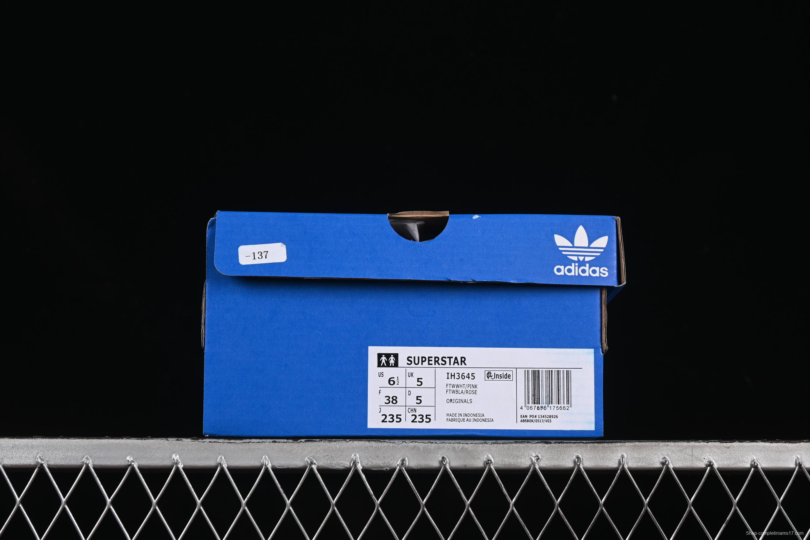 Adidas Clot Superstar Shell Toe Casual Sneakers with Serrated Design - IH3645