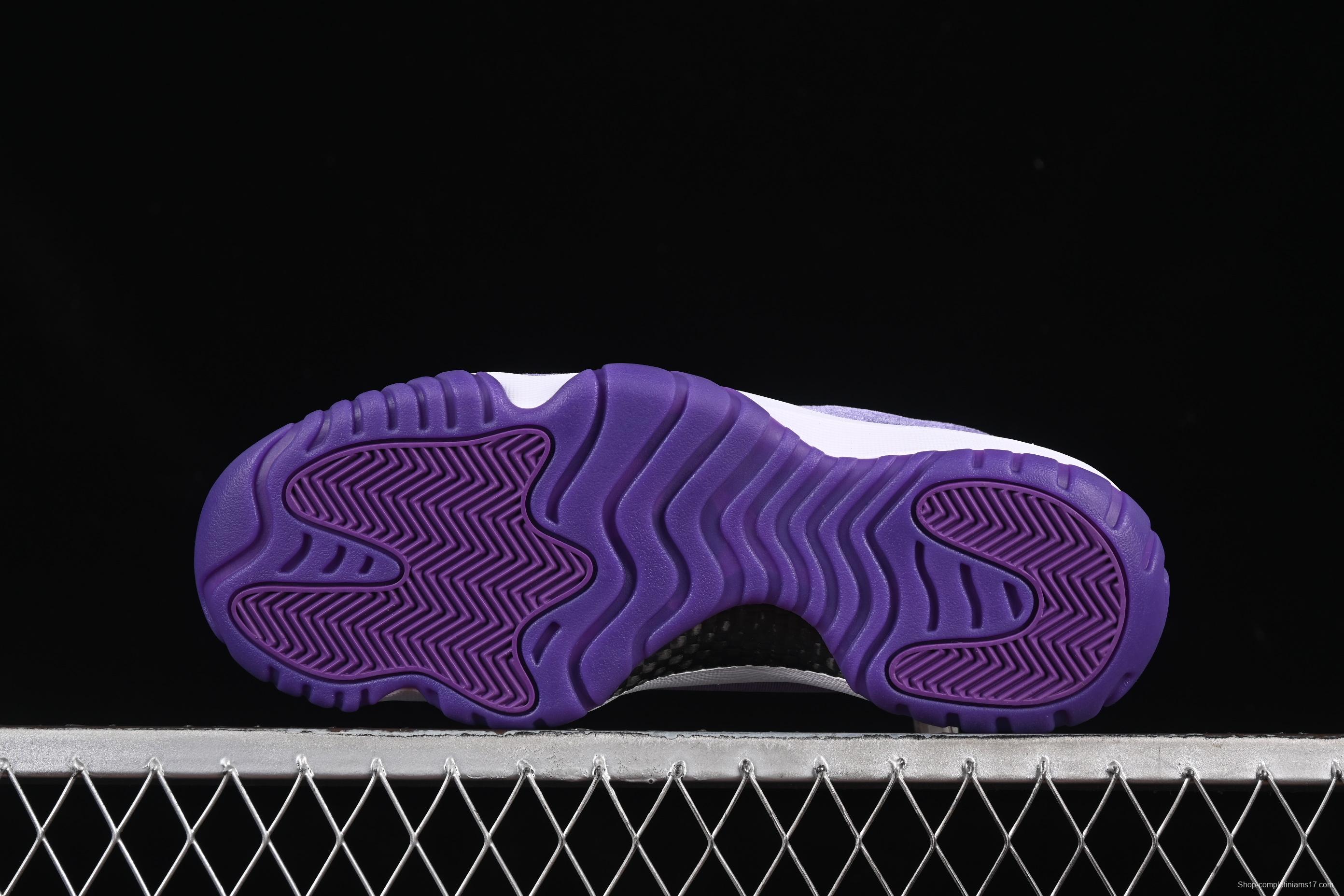 Nike Air Jordan 11 Retro CT8012-555 Basketball Shoes in Lavender Corduroy