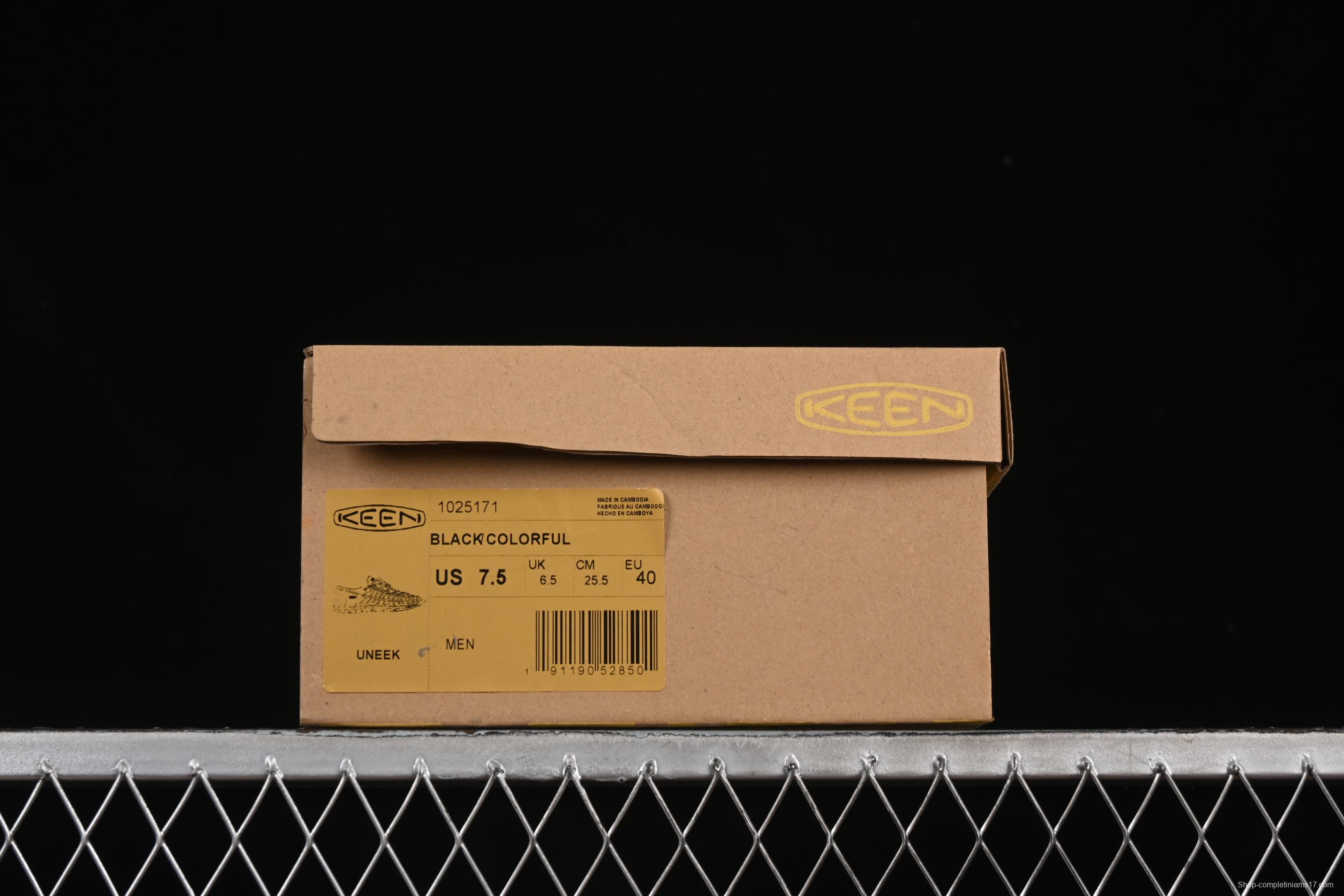 Keen Uneek Flat-M Woven Elastic Strap Outdoor Water Sports Sandals - 1025171