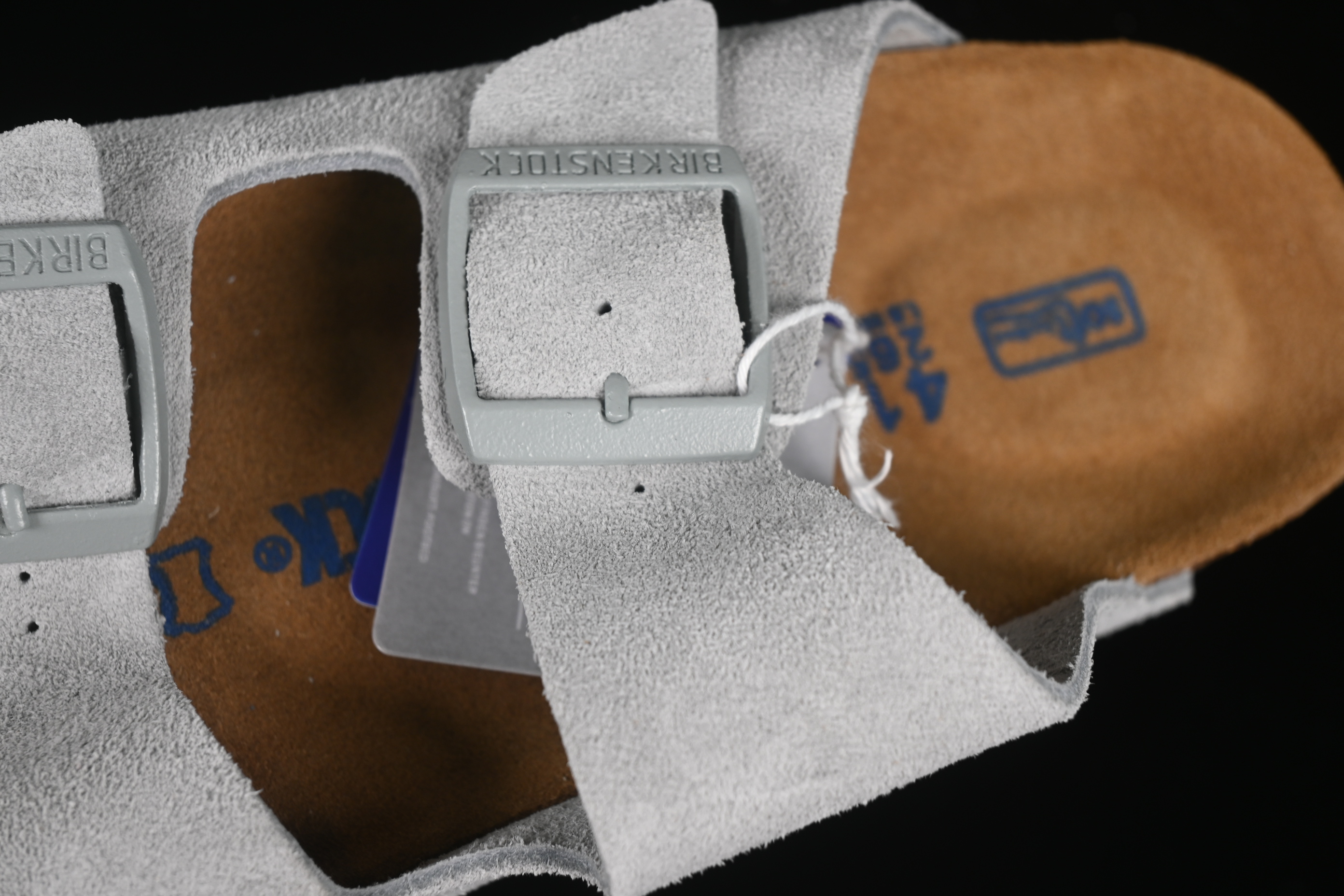 Birkenstock Sandals with Soft Suede Leather and Lambswool Insole - G.D4