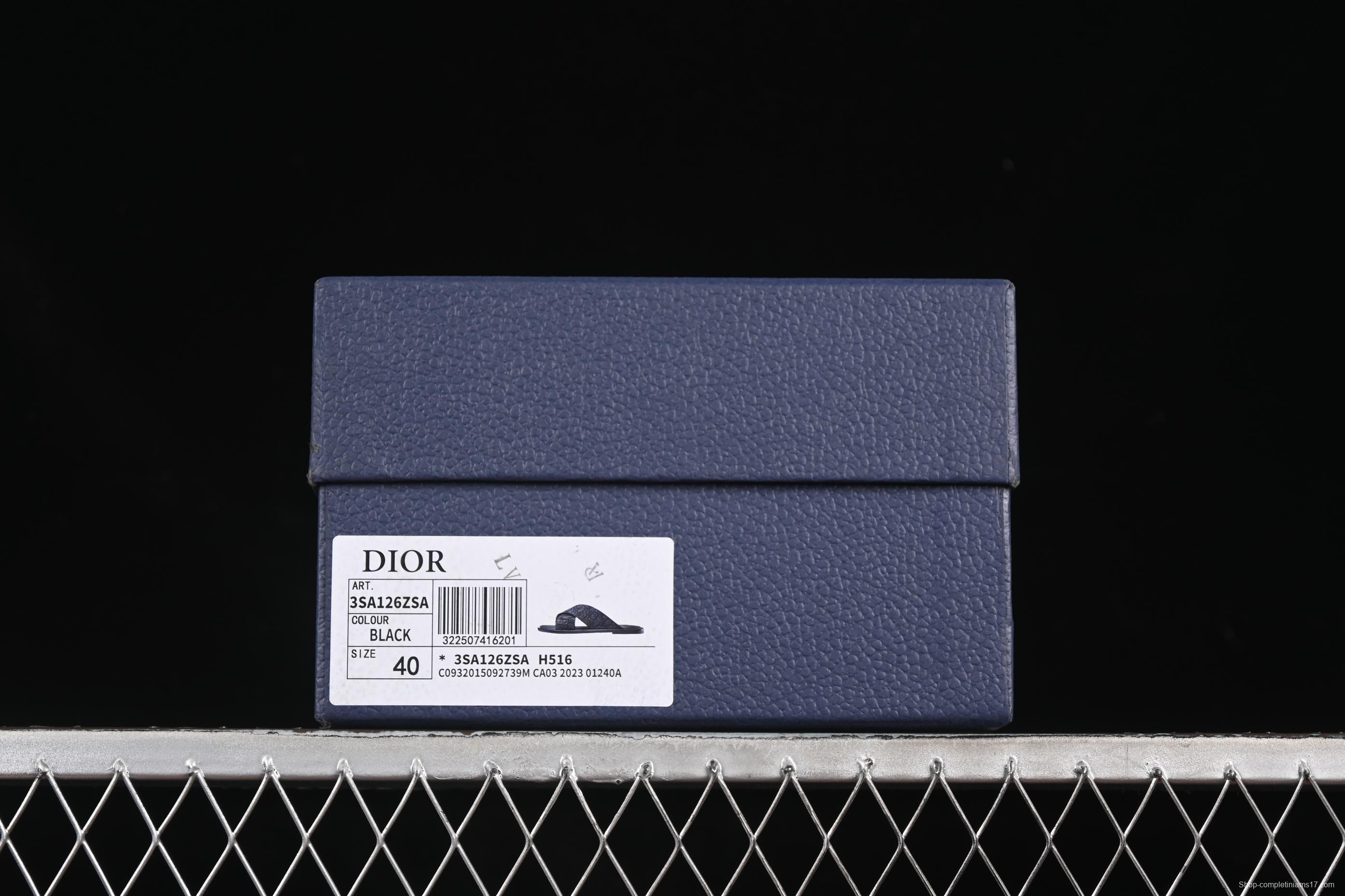 Dior Alias Oblique Summer Men's Lace-Up Casual Sandals with Cross-Strap Design - 3SA126ZSA