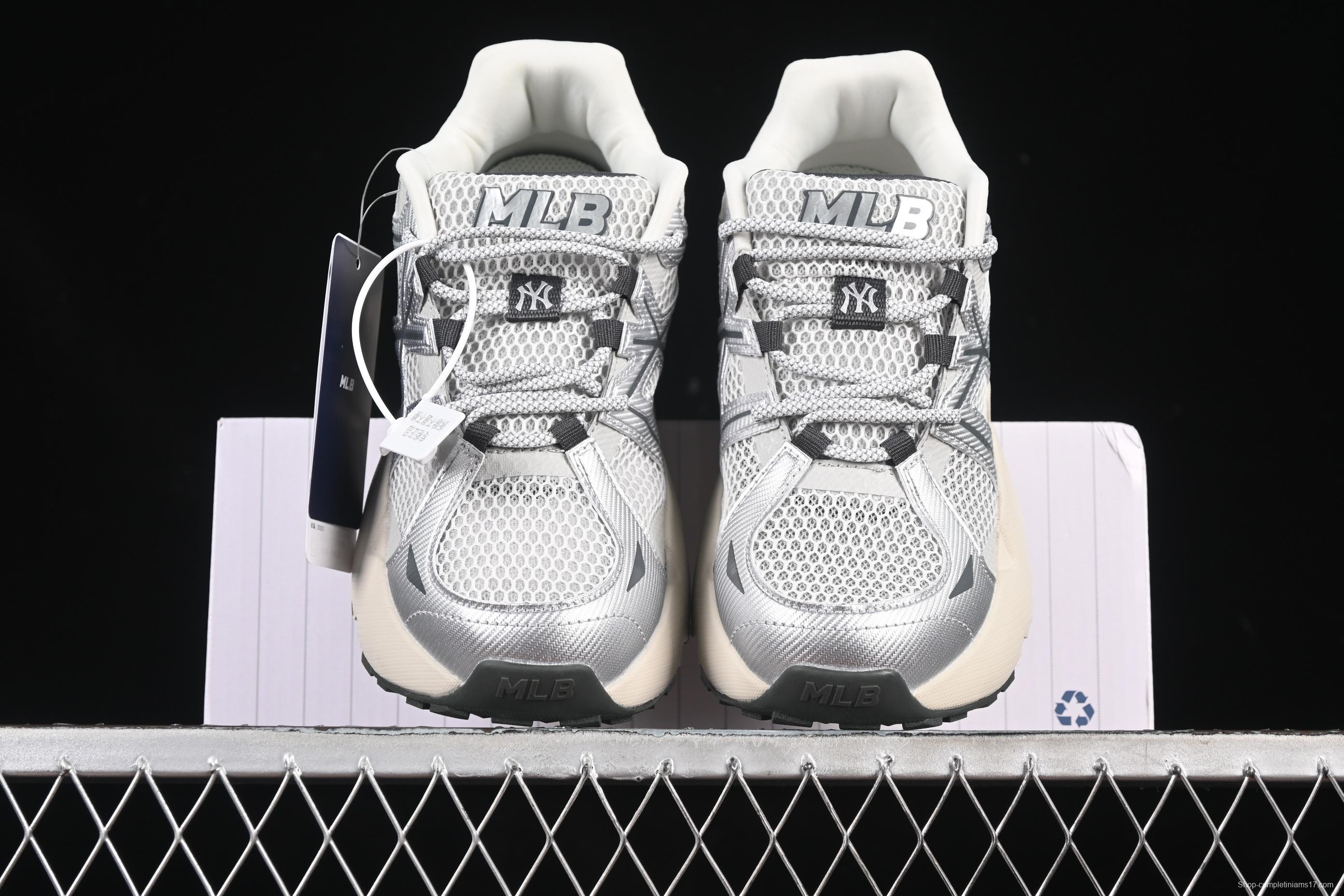 New York Yankees MLB Dome Runner Thick-Sole Hollow-Out Height-Increasing Casual Running Shoes - 3ARND015N50SIS