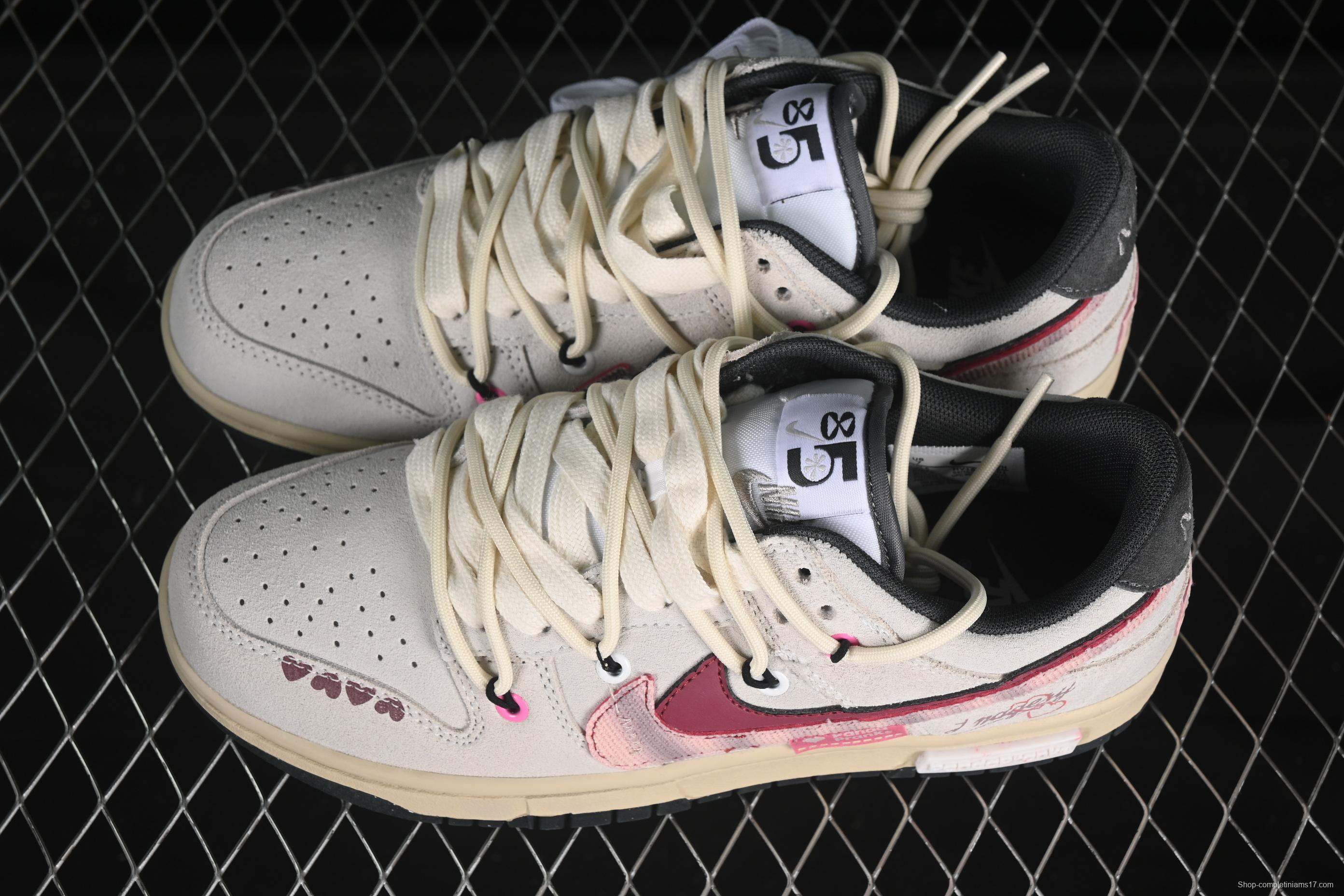 Nike Dunk Low Panda Valentine's Day Mischief Film Love Letter Low-Top Casual Sneakers - HV1800-101