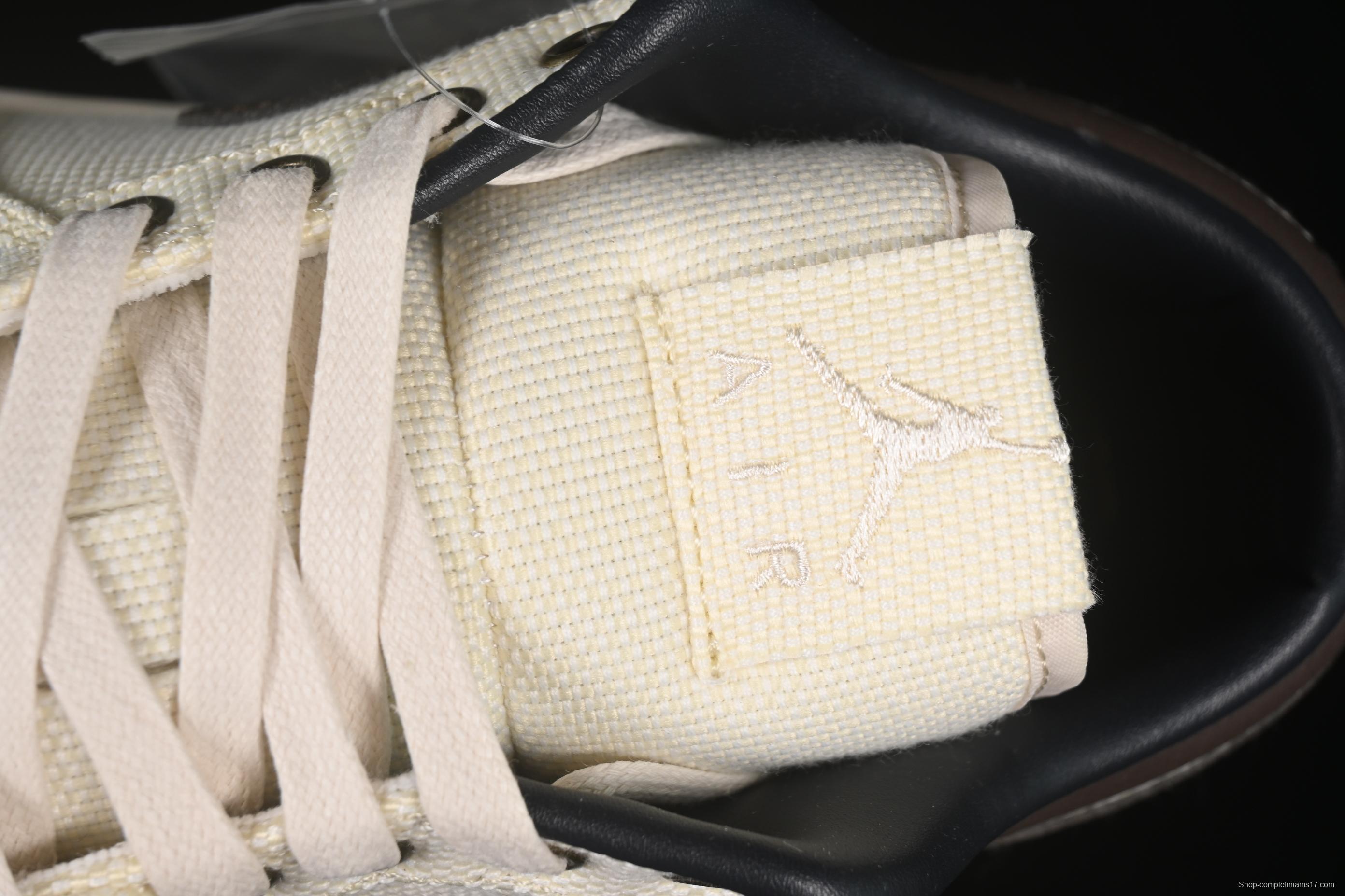 Nike Air Jordan 1 Low "Dongdan" Casual Sneakers in Woven Beige - IB8058-110