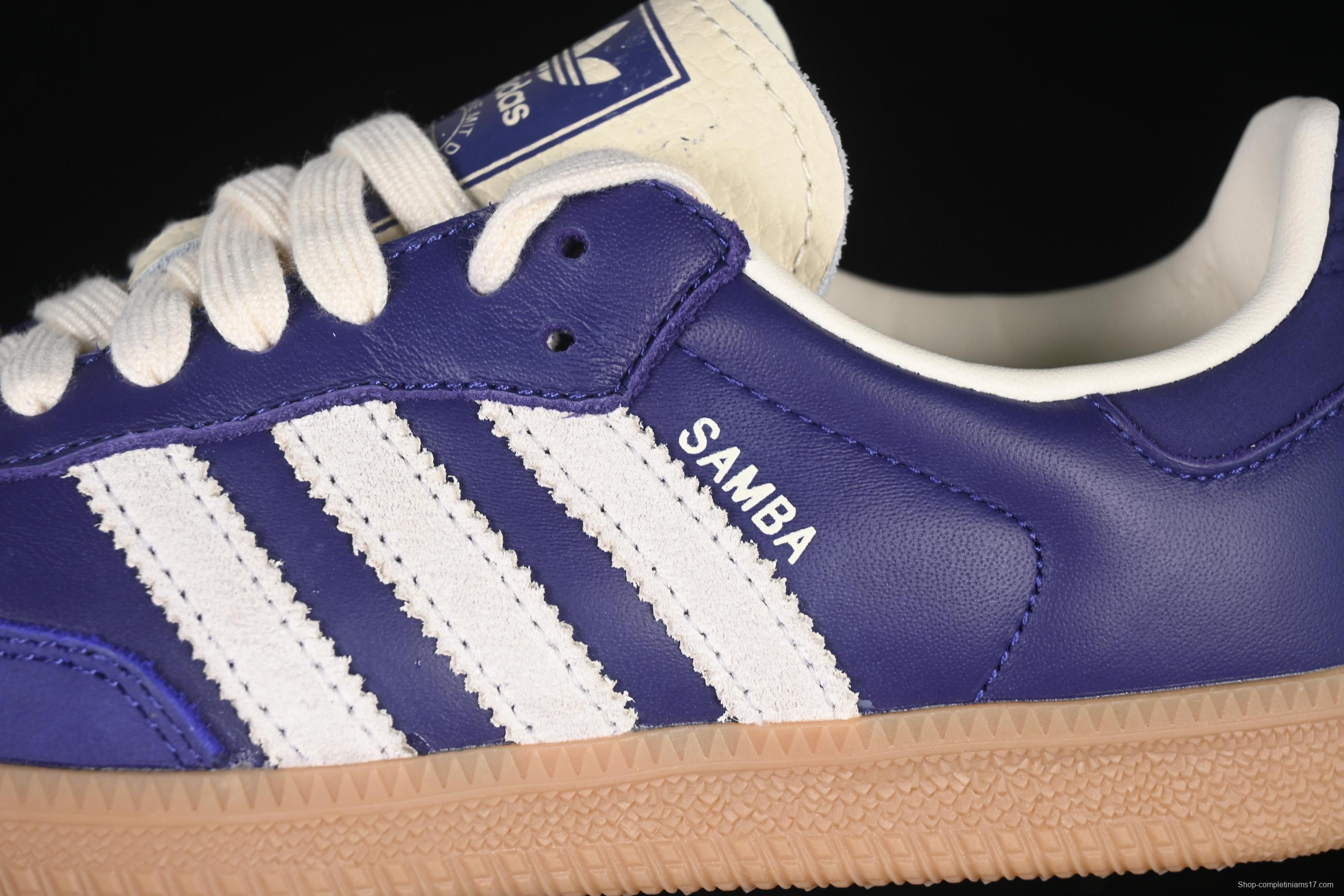 Adidas Samba OG Casual Sneakers with Original Leather Upper - JI2736