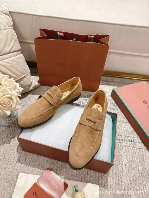 2025 Women LP Tan Suede Loafer LY00320