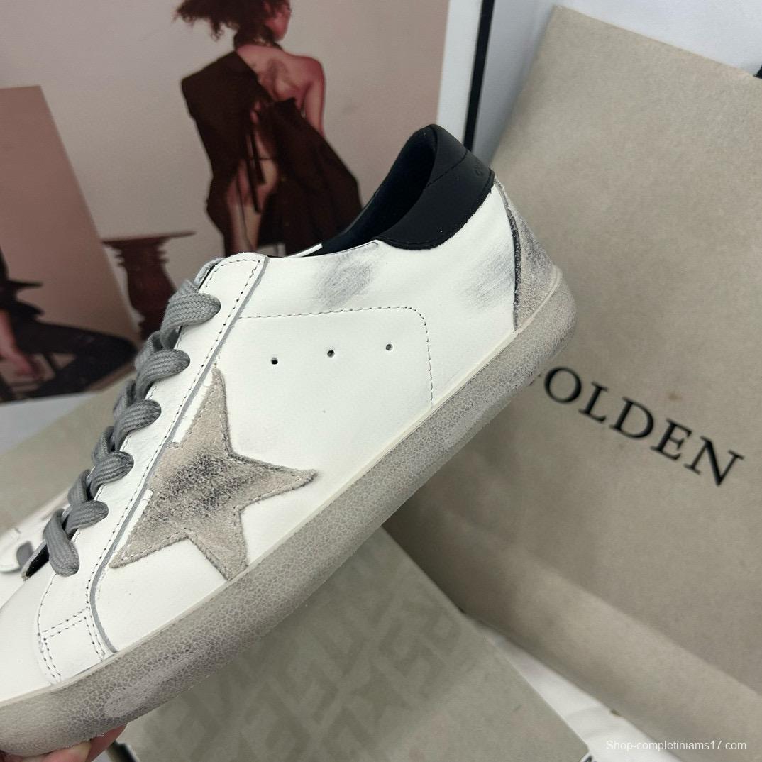 2024 Unisex GGDB White Black Leather Sneakers