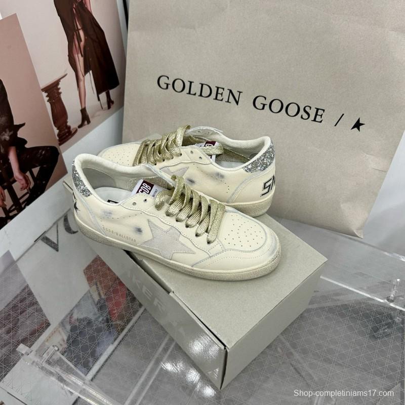 2024 Unisex GGDB White Grey Leather Suede Sneakers MJ00260