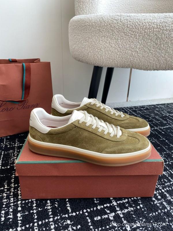 2024 Unisex LP Beige Suede Leather Sneakers MJ00320