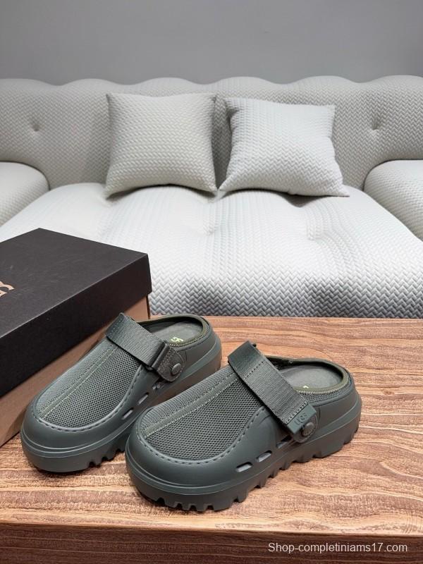 2025 UGG Green Mesh Slippers KFY00220