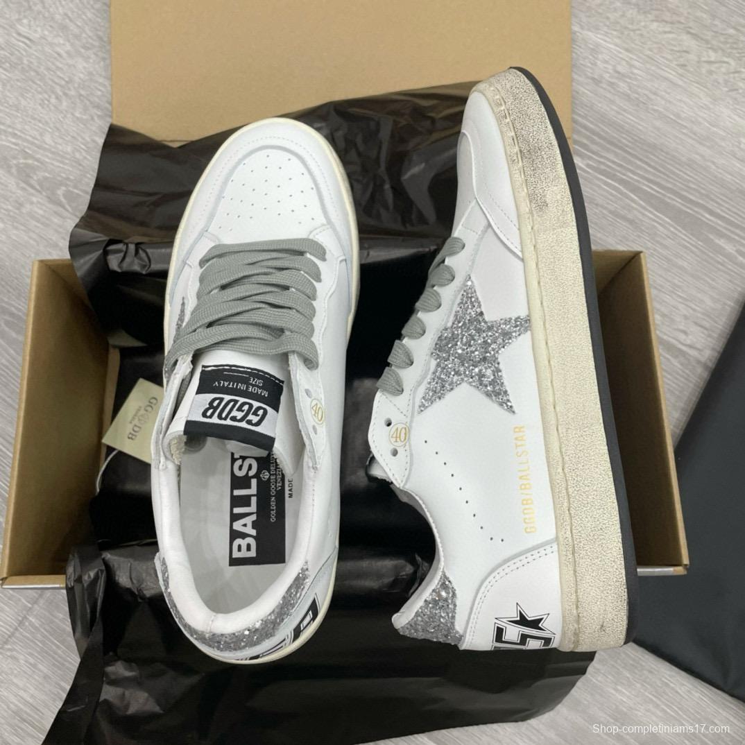 2024 Unisex GGDB White Grey Leather Sneakers MJ00260