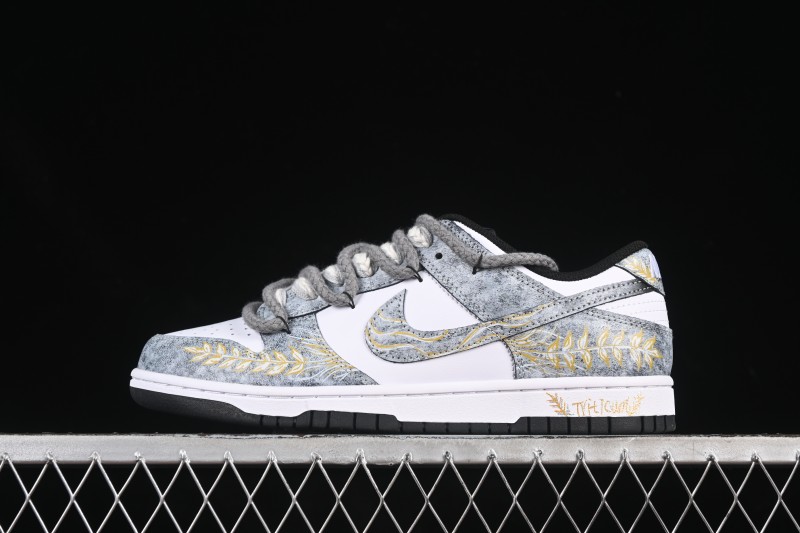 Nike SB Dunk Low Wheat Strap Low-Top Casual Skate Shoes - DD1391-100