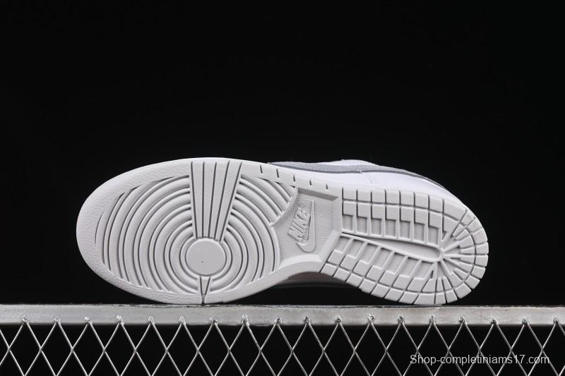 Nike SB Dunk Low White Grey Low-Top Casual Skate Shoes - IH0632-141