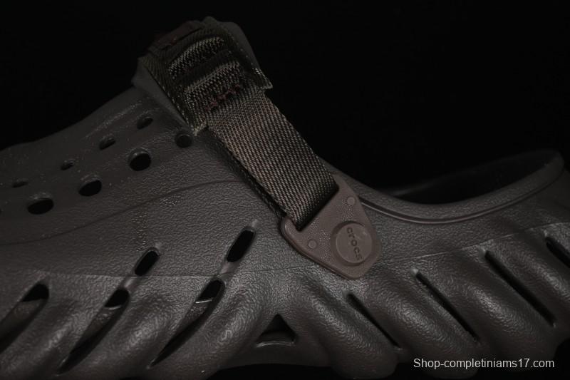 Crocs Bobs Flat Heel Closed Toe Slip-On Beach Clog Sandals - B.D4