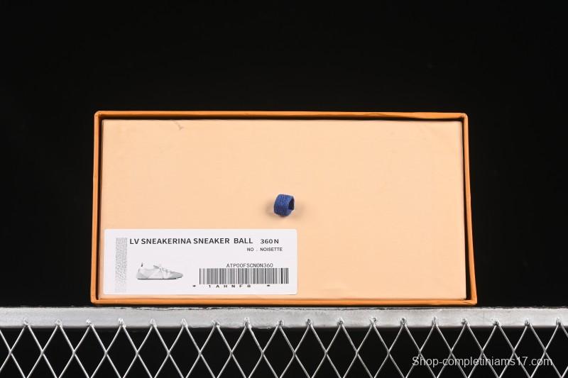 Louis Vuitton Sneakerina Round Toe Lace-Up Ballet Style Flat Training Shoes - N.F6