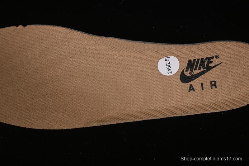 Louis Vuitton x Nike Air Force 1 '07 Low Casual Sneakers with Monogram Print in Wheat - CJ9179-200