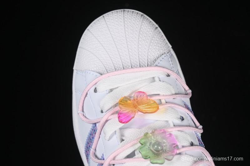 Adidas Superstar II Casual Sneakers with Shell Toe Design - JR1332