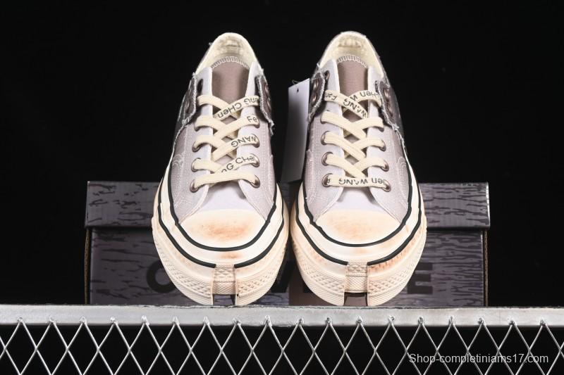 Converse Chuck 70 Low Feng Chen Wang Collaboration Deconstructed Canvas Sneakers - A15741C