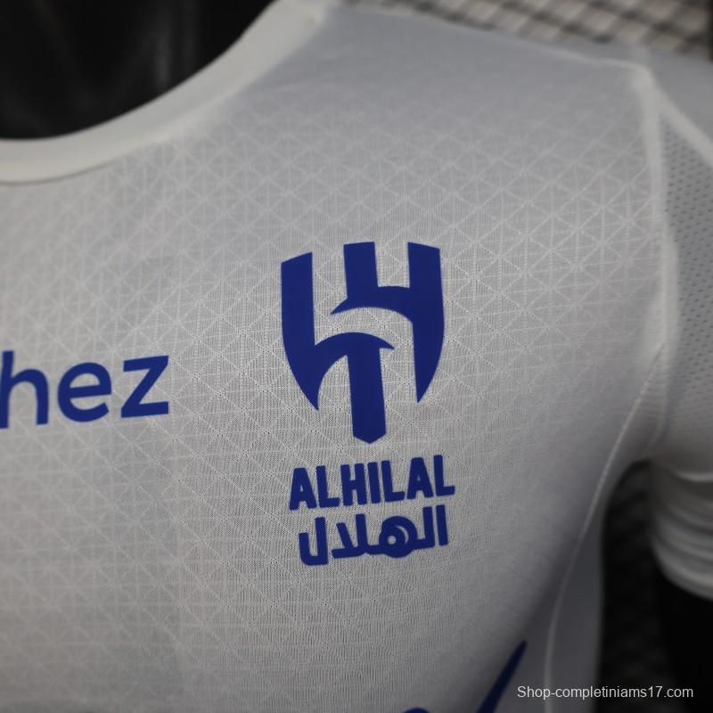 Player Version 25/26 Al-Hilal Away WHITE Jersey