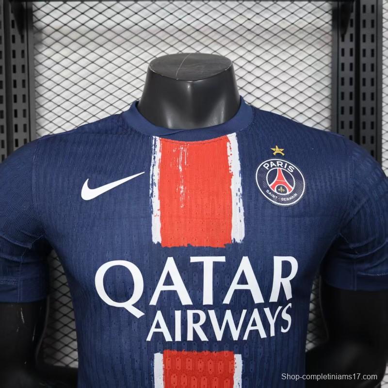 1 Star Player Version 25/26 PSG Home Jersey