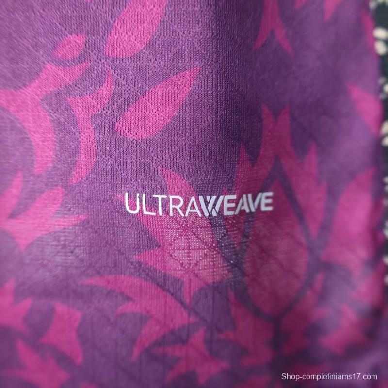 Player Version 25/26 AC Milan Redesigned Away Purple with Geometric Pattern Jersey