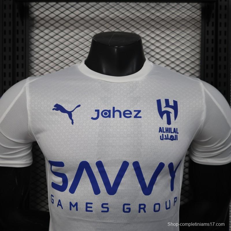 Player Version 25/26 Al-Hilal Away WHITE Jersey