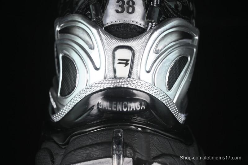 Balenciaga Runner Kith Four Color Retro Casual Shoes - W3RMU1100