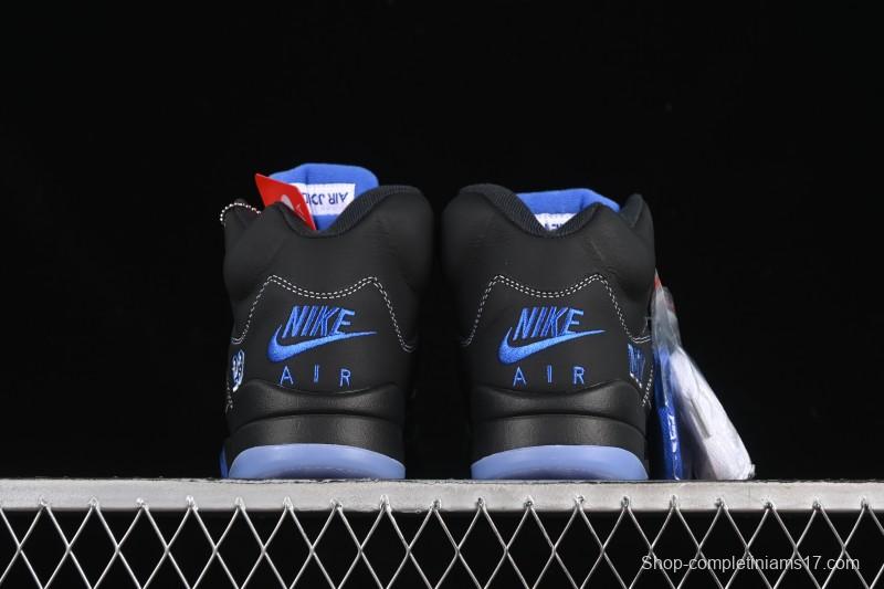 Nike Awake NY x Air Jordan 5 Black Metallic Basketball Shoes - DV4982-004