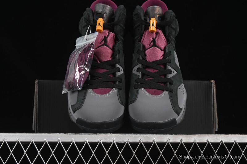 Nike Air Jordan 6 Retro Bordeaux Premium Suede Sneakers - CT8529-063
