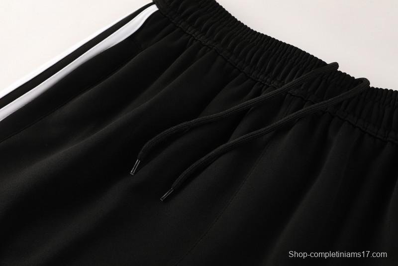 2025 Adidas Orange/Black Full Zipper Jacket +Long Pants