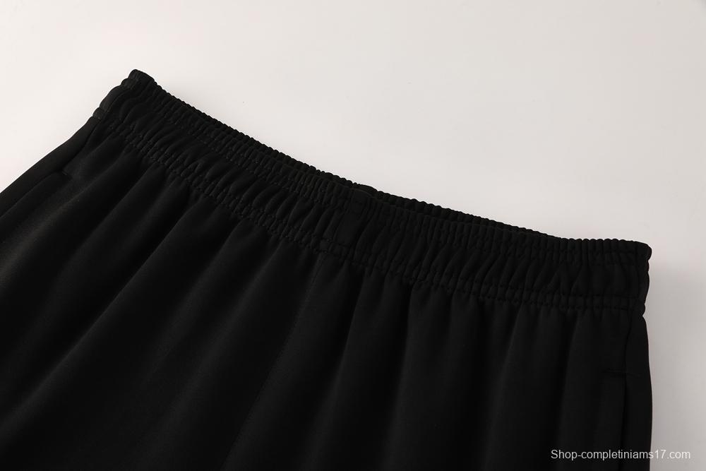 25/26 AC Milan Black/Red Full Zipper Jacket +Long Pants