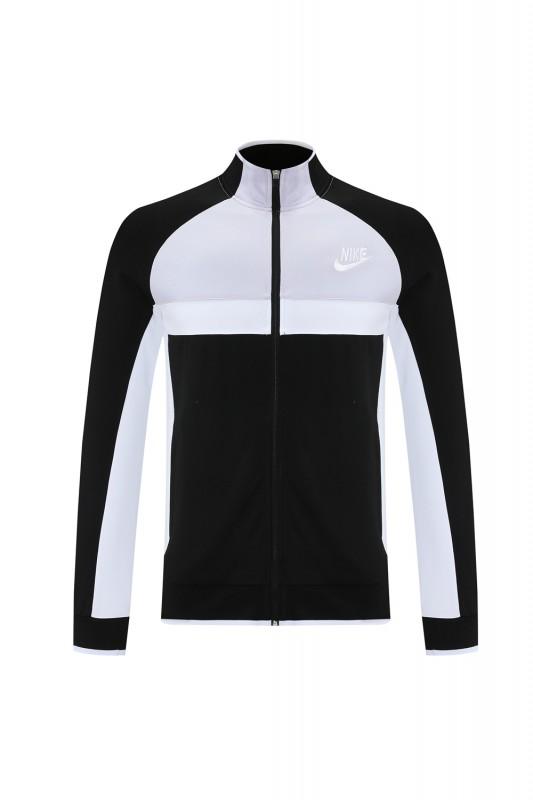 2025 Nike Grey/Black Full Hoodie Zipper Jacket +Long Pants