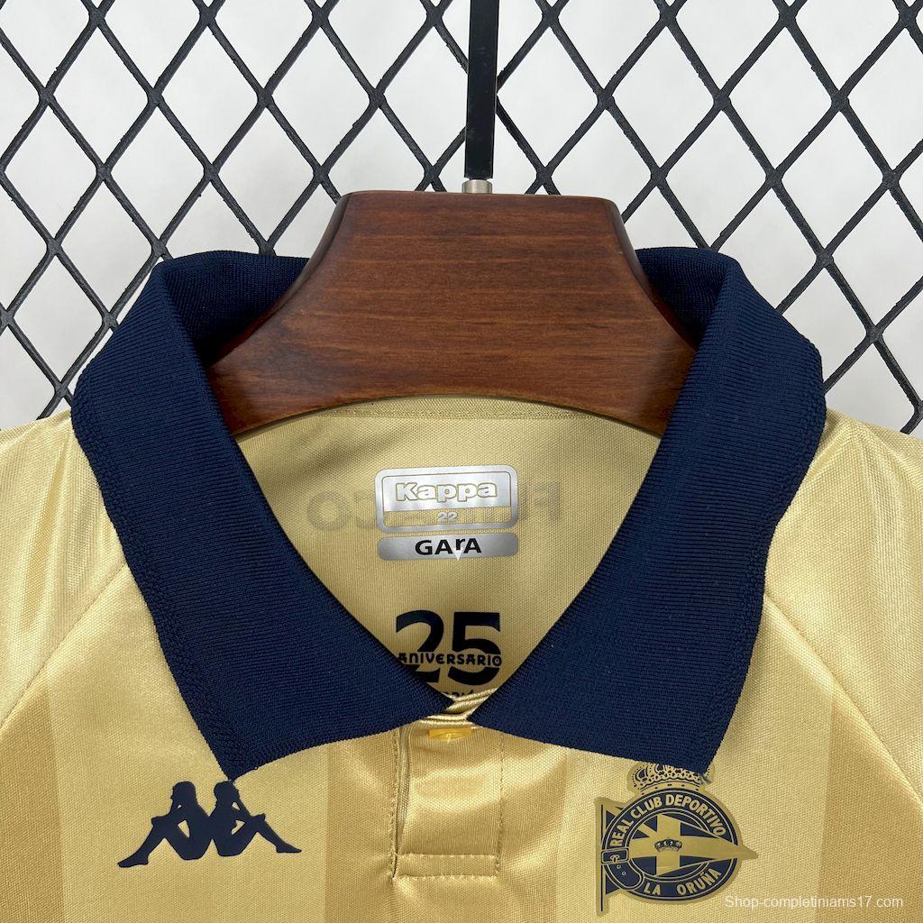 2025/26 KidsDeportivo De La Coruna 25th Anniversary Edition Kit