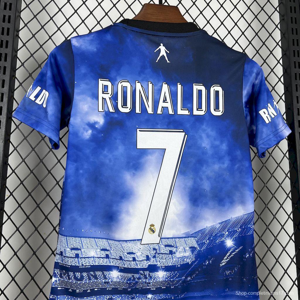 2025/26 Kids Cristiano Ronaldo Real Madrid Kit