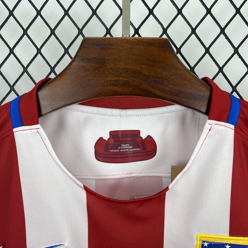 Retro 2016/17 Atletico Madrid Home Jersey